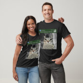 Beweging gedetecteerd voordeur kat meme t-shirt (Unisex)