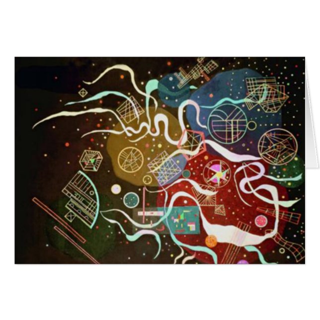 Beweging I Kandinsky Abstract kunstwerk (Voorkant Horizontaal)