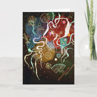 Beweging I van Kandinsky Wenskaart