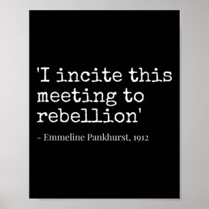 Beweging Ik moedig deze vergadering aan tot opstan Poster