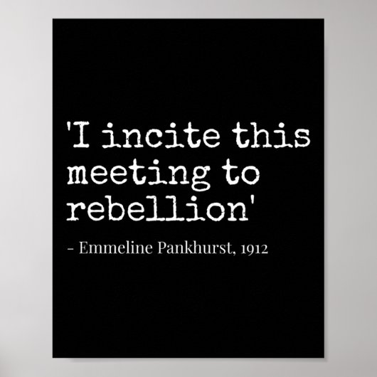 Beweging Ik moedig deze vergadering aan tot opstan Poster (Voorkant)