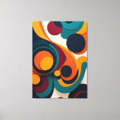 Beweging in de kunst canvas afdruk (Voorkant)