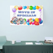 Beweging in speciale aangepaste Vinyl Banner 3' x (Beurs)