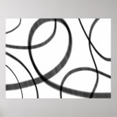 Beweging in zwart-wit poster (Voorkant)