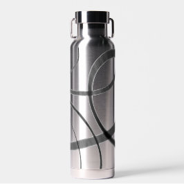 Beweging in zwart-wit waterfles