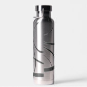 Beweging in zwart-wit waterfles (Rechts)