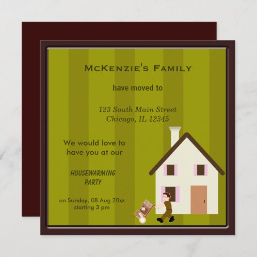 Beweging Kaart (Voorkant / Achterkant)