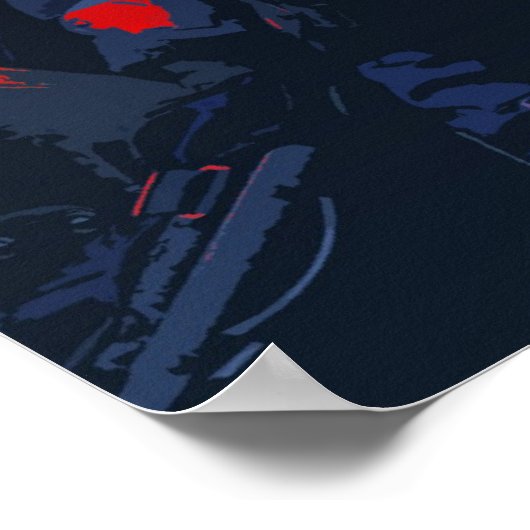 Beweging langs poster (Hoek)