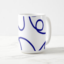 Beweging: Line Art in blauw en wit