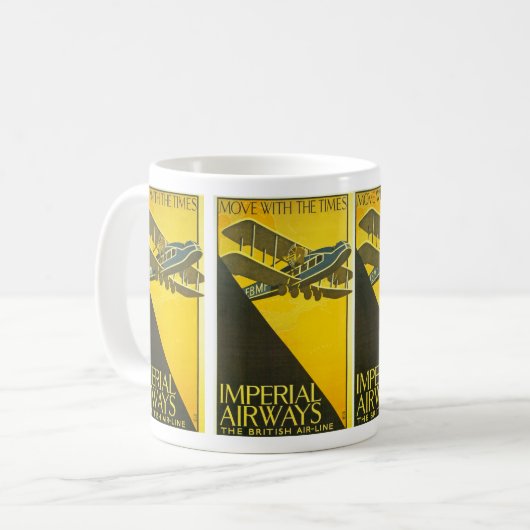 Beweging met de tijden koffiemok (Voorkant links)