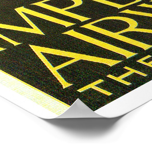 Beweging met de tijden poster (Hoek)