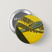 Beweging met de tijden ronde button 5,7 cm (Voorkant /achterkant)