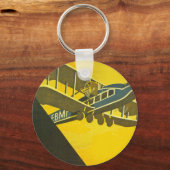 Beweging met de tijden sleutelhanger (Voorkant)