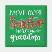 Beweging over de Kerstman hier komt oma Magneet (Voorkant)