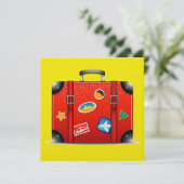 Beweging... Pensioen ... Uitnodiging (Staand voorkant)