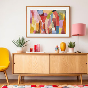 Beweging van Gewelfde Kamers Paul Klee Poster