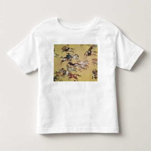 Beweging van keizer Qianlong detail van een Kinder Shirts (Voorkant)
