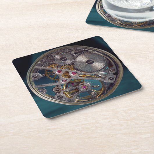 Beweging volgen kartonnen onderzetters (Schuin)