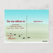 Beweging Yorkshire Terrier Dog Stuff Ons nieuwe th Briefkaart (Achterkant)