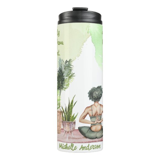 Bewegings- en Stillness Travel Mug Thermosbeker (Voorkant)