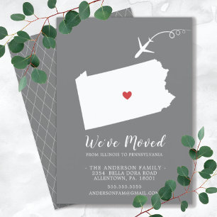 Bewegingsaankondiging   Staat Pennsylvania Aankondiging