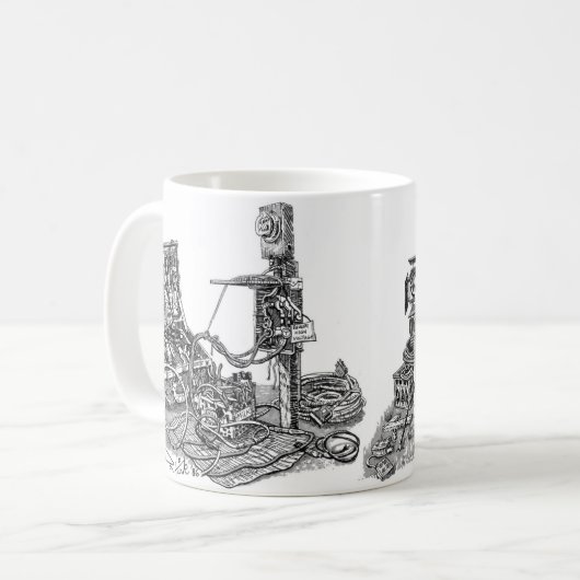 Bewegingsgrip en elektrisch Afbeelding Koffiemok (Voorkant links)