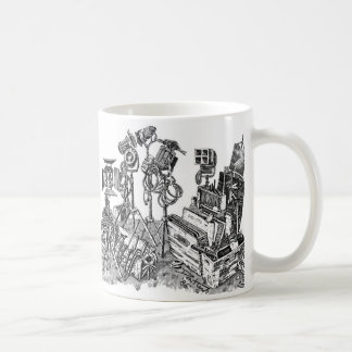 Bewegingsgrip en elektrisch Afbeelding Koffiemok