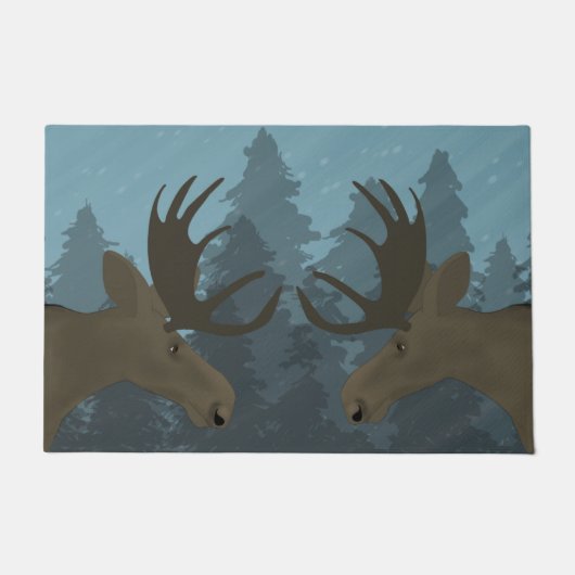 Bewegingsklep rond de deur deurmat (Voorkant)