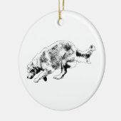 Bewegingsmoment Gouden Aandenken Keramisch Ornament (Links)