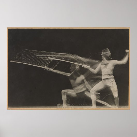  bewegingsonduidelijke foto van een encer (1906) poster (Voorkant)