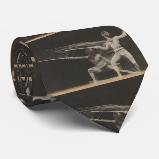 bewegingsonduidelijke foto van een encer (1906) stropdas (Opgerold)