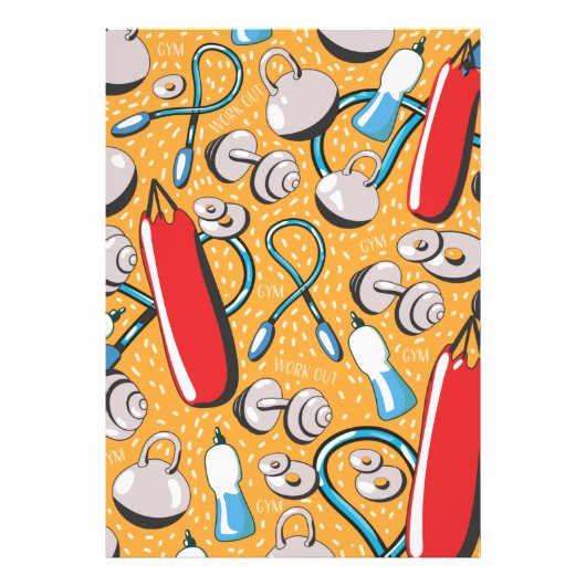 Bewegingspatroon Foto Afdruk (Voorkant)