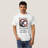 bewegingsziekte t-shirt (Voorkant volledig)
