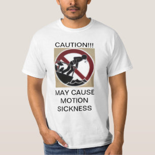 bewegingsziekte t-shirt