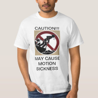 bewegingsziekte t-shirt