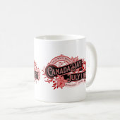  bewegwijzering op Canada Day Koffiemok (Voorkant rechts)