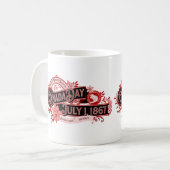  bewegwijzering op Canada Day Koffiemok (Voorkant links)