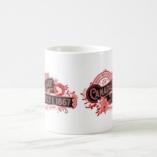  bewegwijzering op Canada Day Koffiemok (Center)