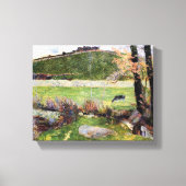 Beweide bij de Banken van Aven door Paul Gauguin Canvas Afdruk (Voorkant)