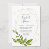 Beweide laat botanische geometrische Vrijgezellenf Kaart (Voorkant)