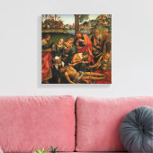 Bewening over de dode Christus - Luca Signorelli Canvas Afdruk (Insitu (Woonkamer))
