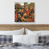 Bewening over de dode Christus - Luca Signorelli Canvas Afdruk (Insitu (Slaapkamer))
