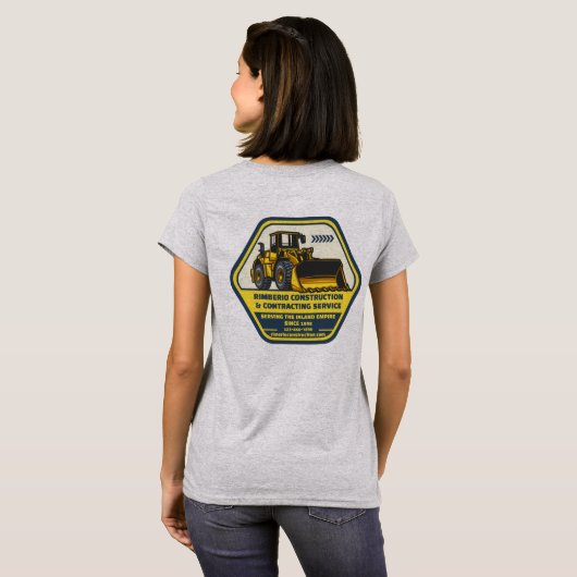 Bewerk Algemene Aannemersbedrijf T-shirt (Achterkant volledig)