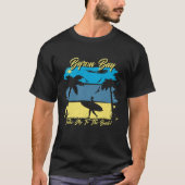 Bewerk Alle Tekst - Strandnaam Surfer Blue Water S T-shirt (Voorkant)