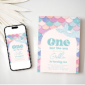 Bewerk de Zee Arch Mermaid Invitation Kaart