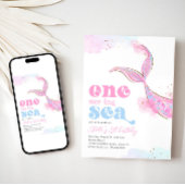 Bewerk het Zee Zeemeermin Tail Invitation Kaart