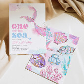 Bewerk het Zee Zeemeermin Tail Invitation Kaart