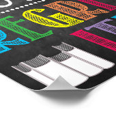 Bewerk of betreur het afdrukbaar poster (Hoek)