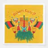 Bewerk tekst Kwanzaa-feest Servet (Voorkant)