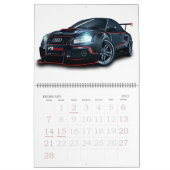 Bewerkbaar 20xx De auto kalender (Feb 2027)